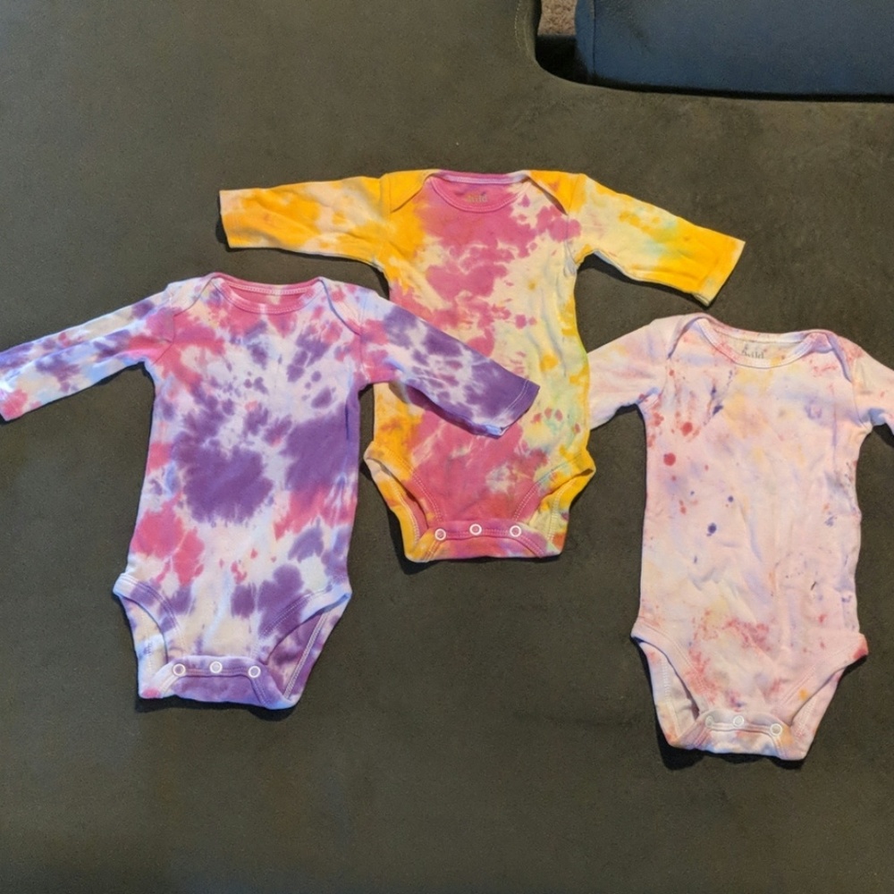 3 size 0-3m Child Of Mine by Carter's onesies.